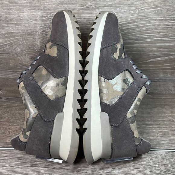 Charleston Shoe Co Chewie Gray Camouflage Women’s Size 7 Fashion Sneakers - Picture 10 of 11